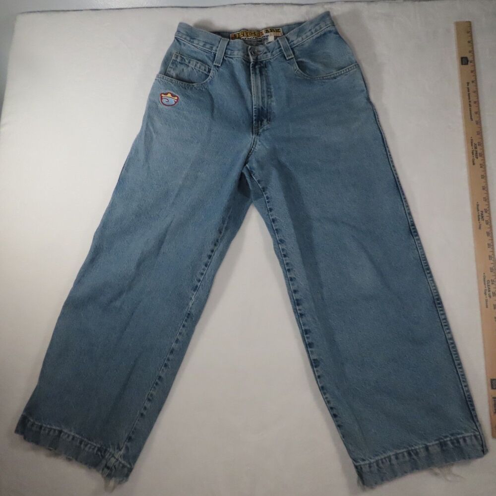 Vintage 90s JNCO Ark 138 USA Made 23" Wide Leg Baggy Grunge Jeans 32x30